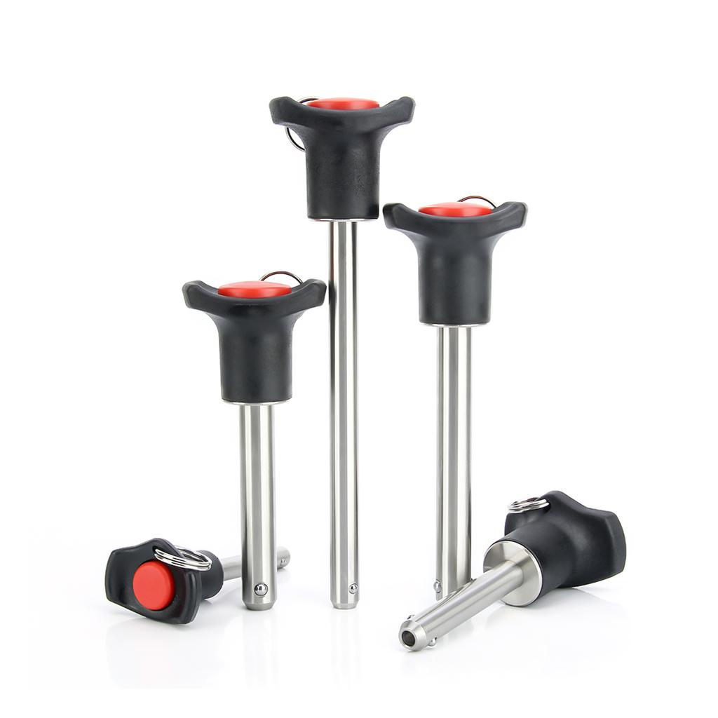 Button Type Quick Release Ball Head Locking Pin Resin Handle Quick Release Pin Safety Pin Positioning Pin With Rope