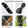 50/100Pcs Self-locking Plastic Nylon Zip Ties Black Zip Ties Fastening Loops Zip Ties Zipper Ties Nylon Zip Ties Set