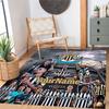 Newcastle 10 Customizable Name Carpet Design for Game Room Entryway Dormitory Living Rooms Anti-slip Rug Decorate Offices