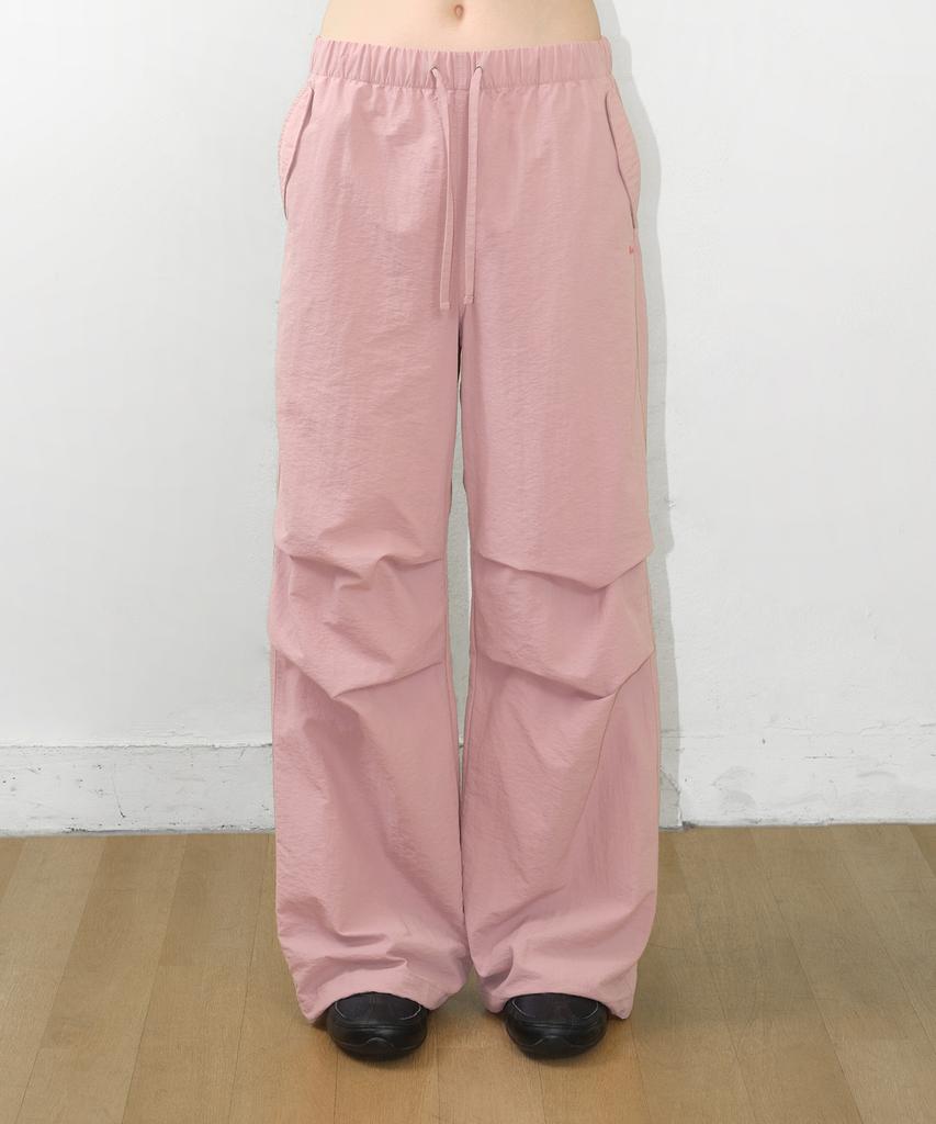 AMES-WORLDWIDE Nylon Wide Pants Pink