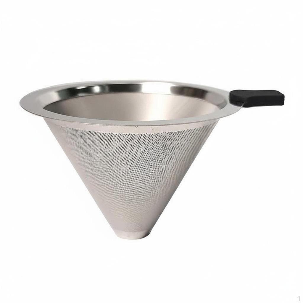 Stainless Steel Coffee Strainer Food Grade 60Degree Cone Design Pour