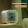Portable USB Air Conditioner: Ice Water-Cooled, 3-Speed Fan for Office & Desktop Use