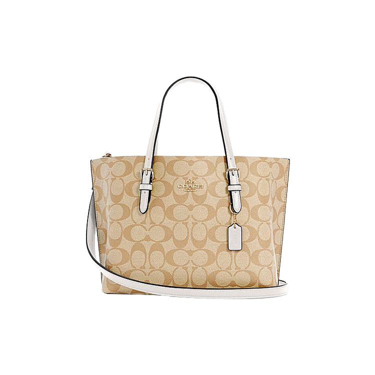 Coach Mollie Tote 25 In Signature Canvas C4250-IMDQC Basic Set (Bag+Dust Bag)