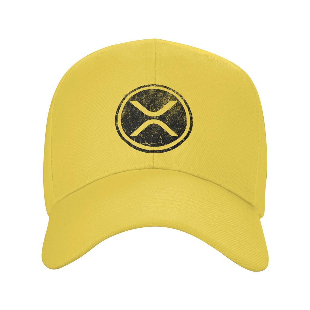 XRP Ripple Crypto Vintage Baseball Cap UnisexTeens Design Trucker Hat Summer Casual Kpop Rock Sunscreen Baseball Caps