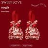 Wedding Candy Box & Bag Set - Elegant Fabric and Box Packaging for Wedding Favors