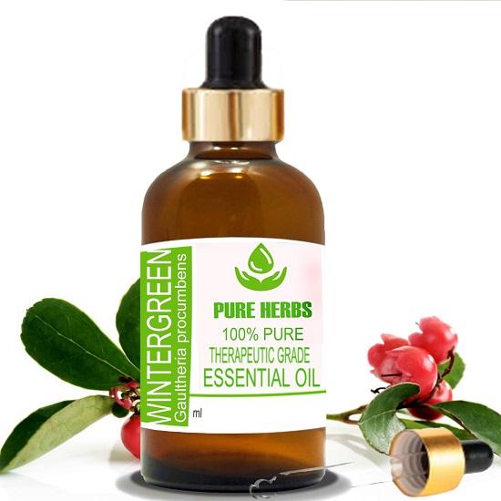 

Pure Herbs Wintergreen (Gaultheria procumbens) Pure & Natural Therapeutic Grade Essential Oil Glass 5 ml
