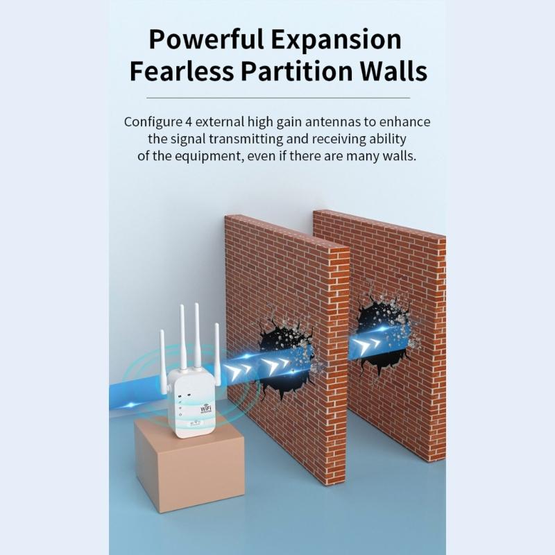 300Mbps WiFi Signal Amplifier Wireless Networking Router Repeating Wall Extender Accessories Enhancer Home Penetration