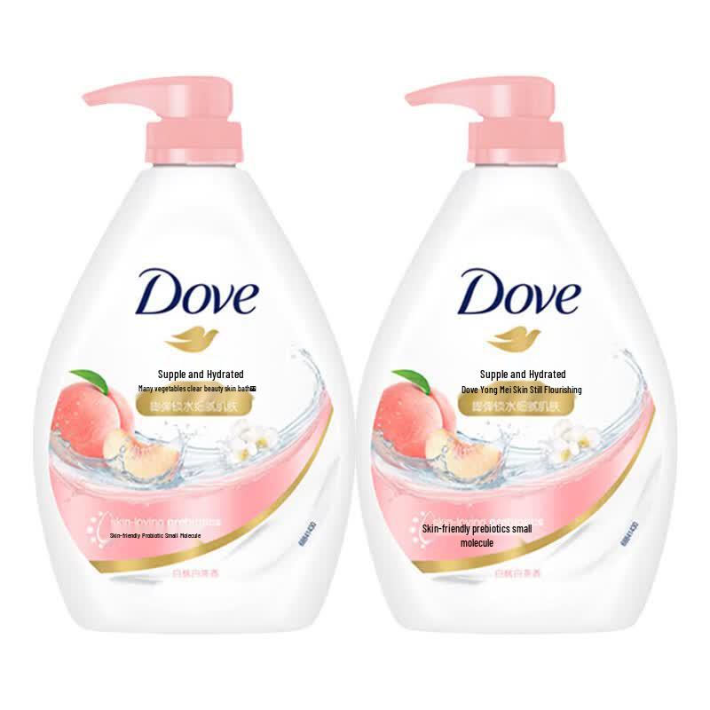 Dove Bouncy Hydrating Refreshing Shower Gel 2 x 720g