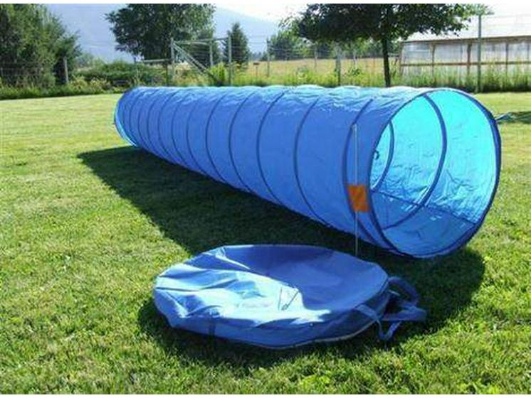 Portable Pet Tunnel for Dogs & Cats - Outdoor Agility Training Toy Military Green 300x60