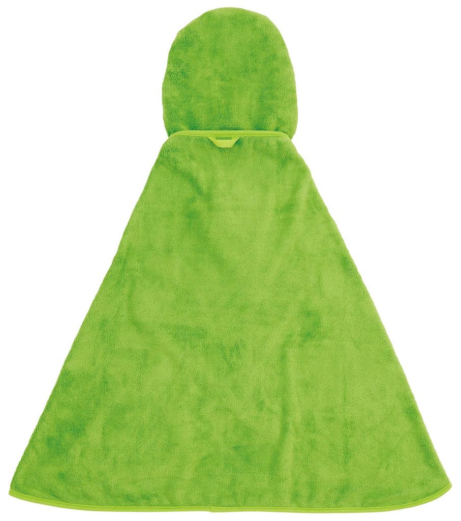 Skater Kids' Bath Poncho with Hood, Quick-Drying, 108 X 92cm, Minecraft Creeper Design, Boys' BPO1-A