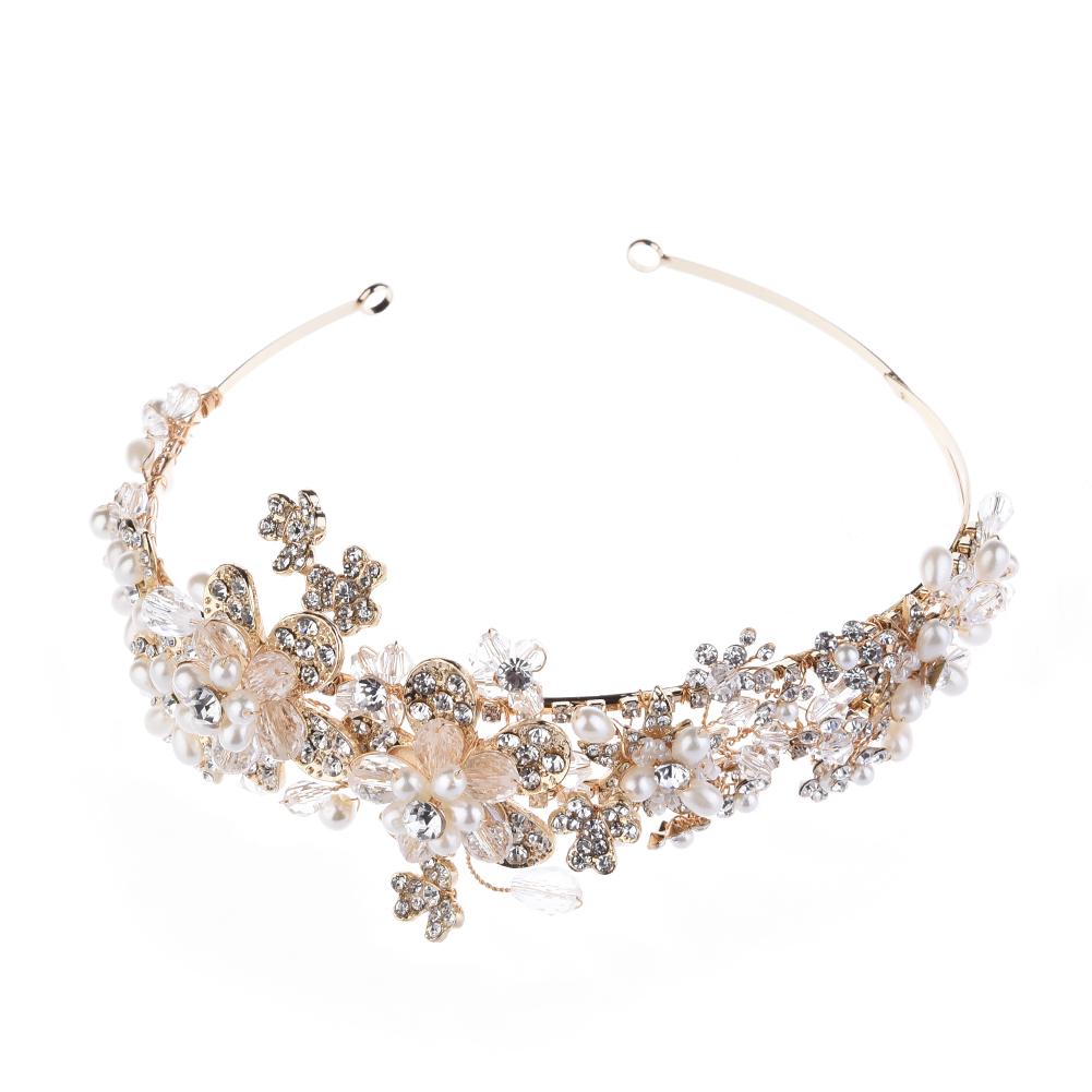 2-teiliges Prinzessin Set - Weiße Blume Haarkranz & Armband Für Blumenmädchen