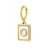 26 Letter Earrings Diy Stainless Steel Shell Letter C Earrings Gold Women'S Earrings, Jewelry Ed-637
