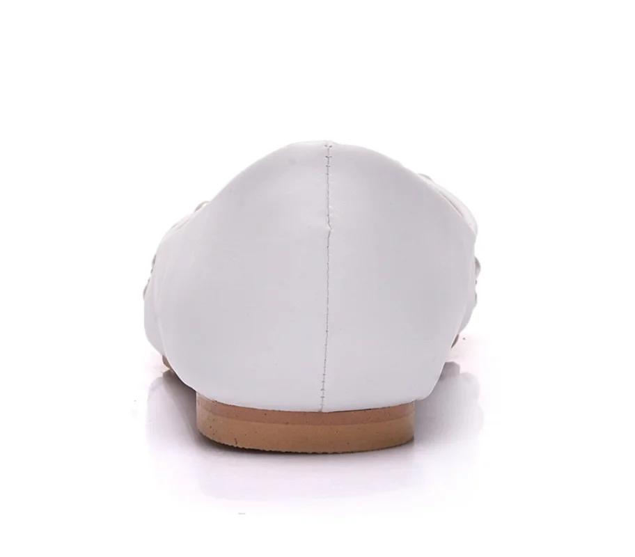  Fashion White Crystal Queen Woman Flats Wedding Shoes Women's Pearl Rhinestone Beaded Anklet Bridesmaid Shoes Sneaker