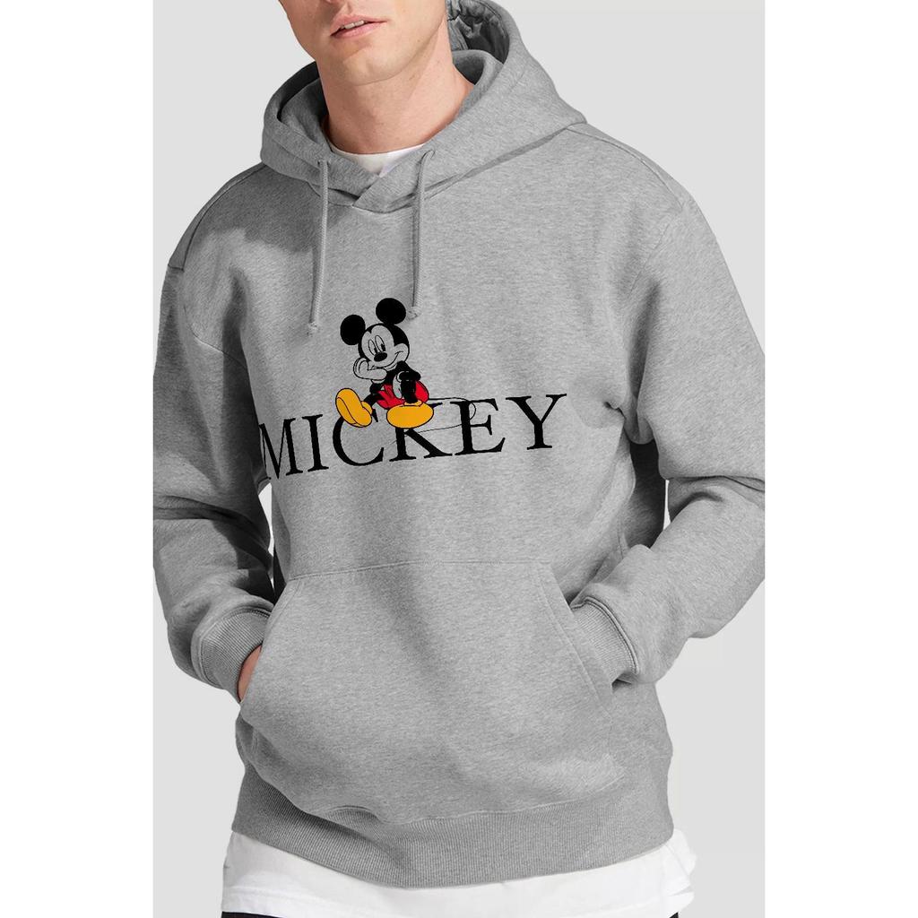 Disney Mens Mickey Mouse Classic Sitting Hoodie