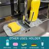 Dish Drainer Sink Mat Kitchen Faucet Splash Guard Drain Rack Countertop Protector Foldable Silicone Bathroom Sinks Sponge Home