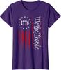 Patriotic US Flag and Constitution for 4th of July Ladies' Crewneck T-Shirt