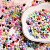 500Pcs Handmade Material 4mm Acrylic Soild Colored Loose Beads For Jewelry Making DIY Crafts Jewelry Accessories