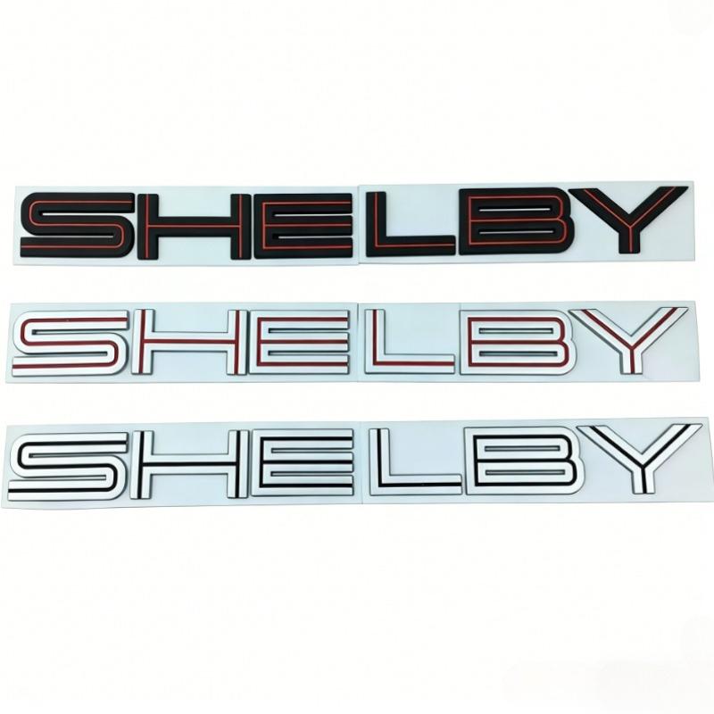 1 ks Vhodné pro Mustang Shelby Logo na kapotu Cobra GT Modifikovaný personalizovaný 3D nálepka Znak Shelby Odznak Nálepka