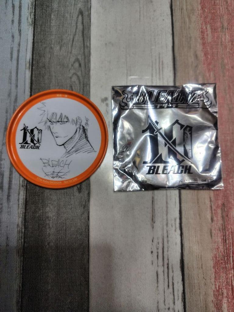 [USED] BLEACH 10th Anniversary Bonus Limited Edition Original Can Coaster Ichigo Kurosaki