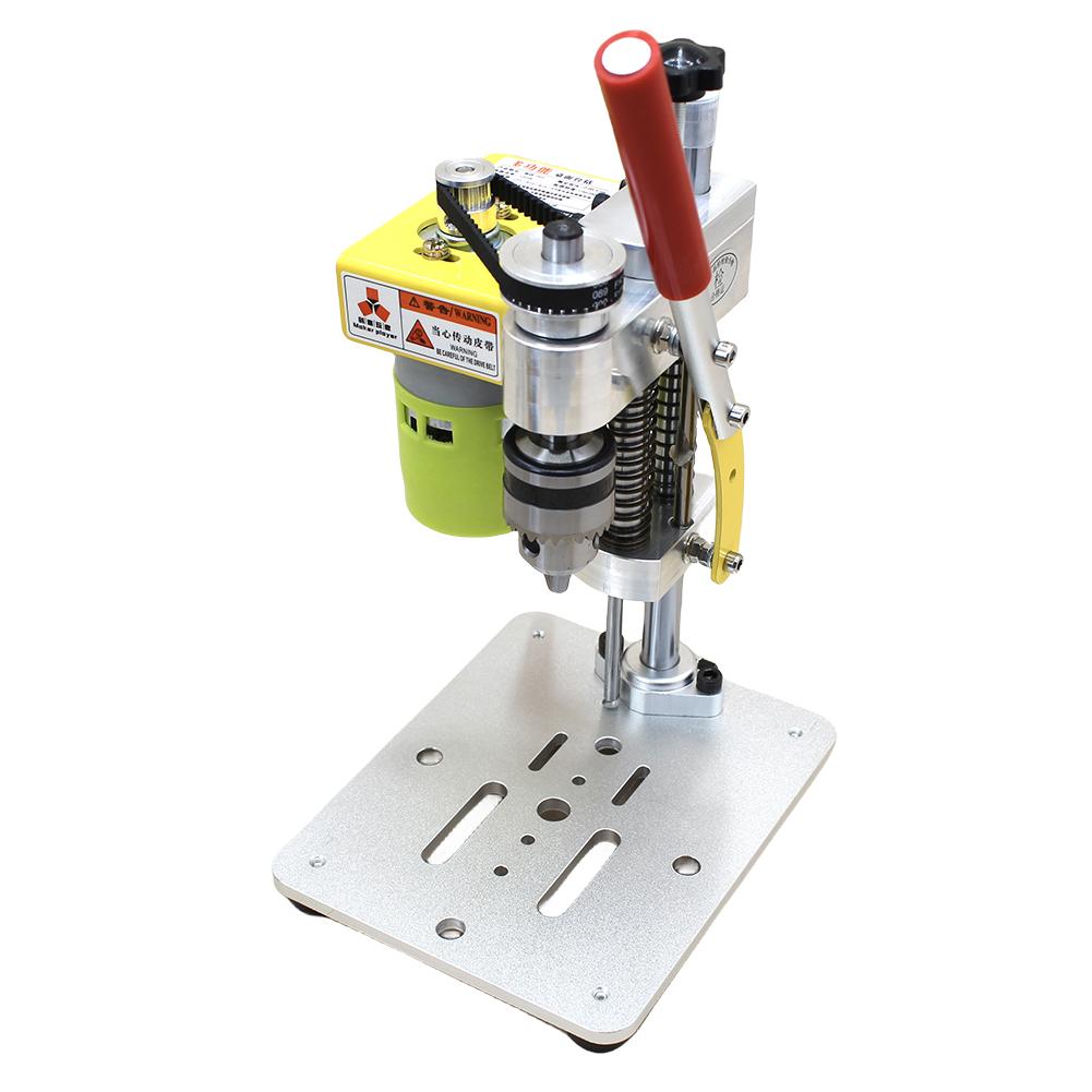 Mini Drill Press Portable Benchtop Driller 795 Motor Precision Table Drilling Machine Metal Wooden DIY Jewelry Making Tools