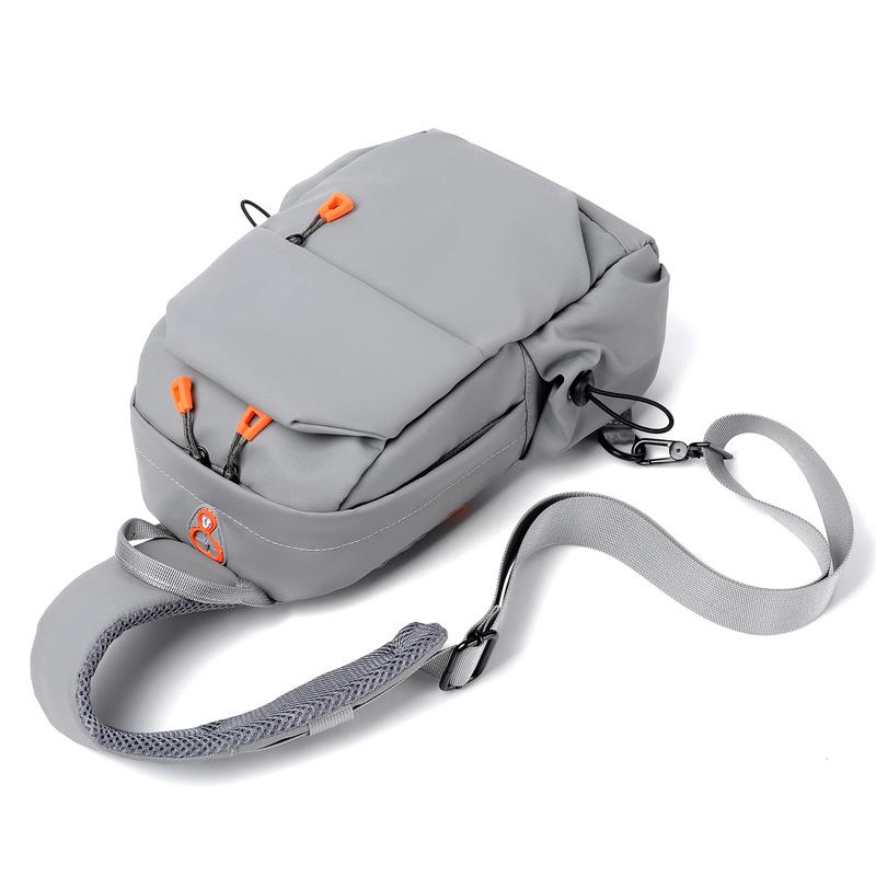 Breast Bag Men'S Crossbody Shoulder Backpack Boys Bag Small Bag Fashion Multi-Functional Diagonal Shoulder Bag Casual Chest Bag
