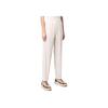 Adidas Originals Couleur Unie Logo Brodé Cordon de Serrage Jambe Droite Pantalon de Sport Bas Femme Blanc HF7542