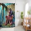 Ägyptischer Oktopus Duschvorhang - Unterwasser-Pyramiden-Fantasie, Pharaonen-Meereswesen, Mythisches Meeres-Thema, Einzigartiges Badezimmer-Geschenk
