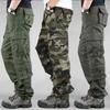 Outdoor Men Multipocket Work Pants Cotton Durable Casual Trousers For Youth