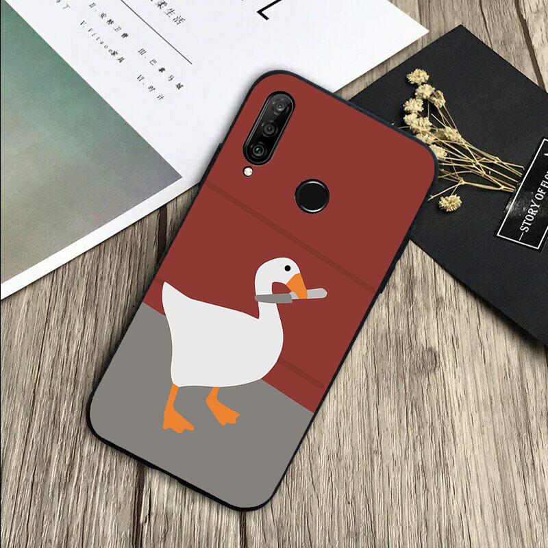 Cartoon Cute Goose For Huawei Nova Y72 Y73 Y90 Y70 Y60 Y91 Y61 12s 12i 11i 8i 9 10 SE P40 Lite P60 P30 Pro Case