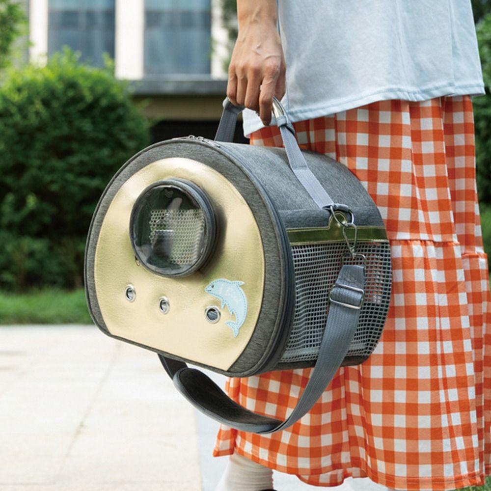 Portable Hamster Travel Carrier Handheld Hamster Carry Bag Chinchilla Outdoor Cage  Outdoor