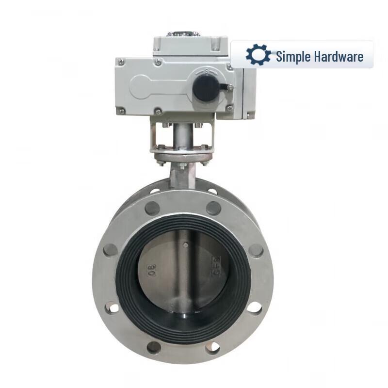 

Jianbei Electric Stainless Steel Soft Seal Flange Butterfly Valve CN plug (adapter included)
