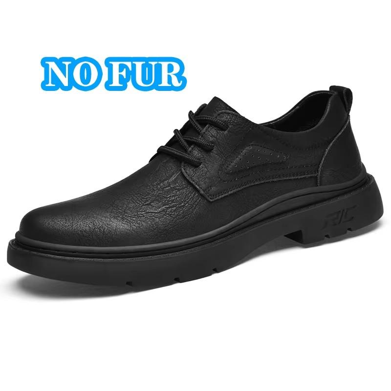 Non-Slip Sneakers Formal Dress Shoes for Men Wedding Party Office Business Footwear Genuine Leather Men's Oxfords Walking Shoes
