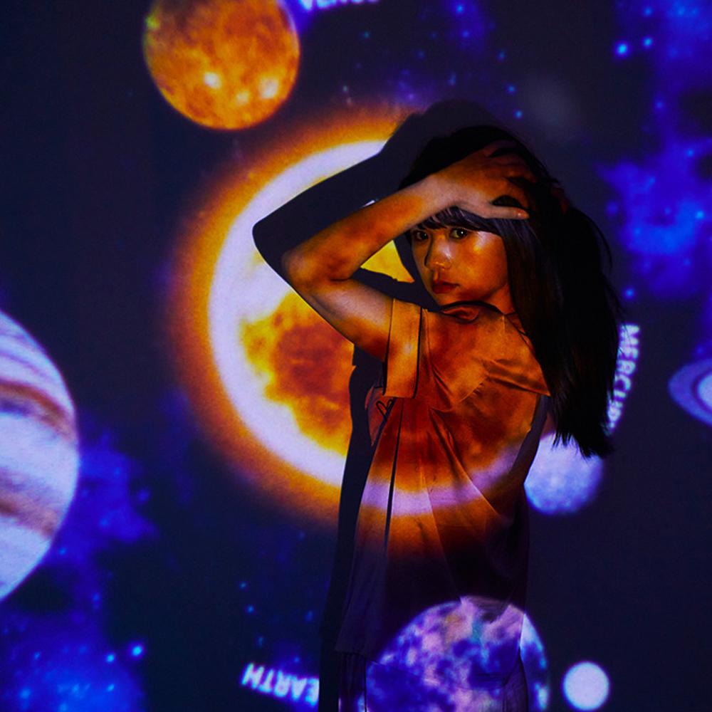 Galaxy Projector Moon lamp-Baby Night Light Star Planetarium Projector 7 In 1 Constellation