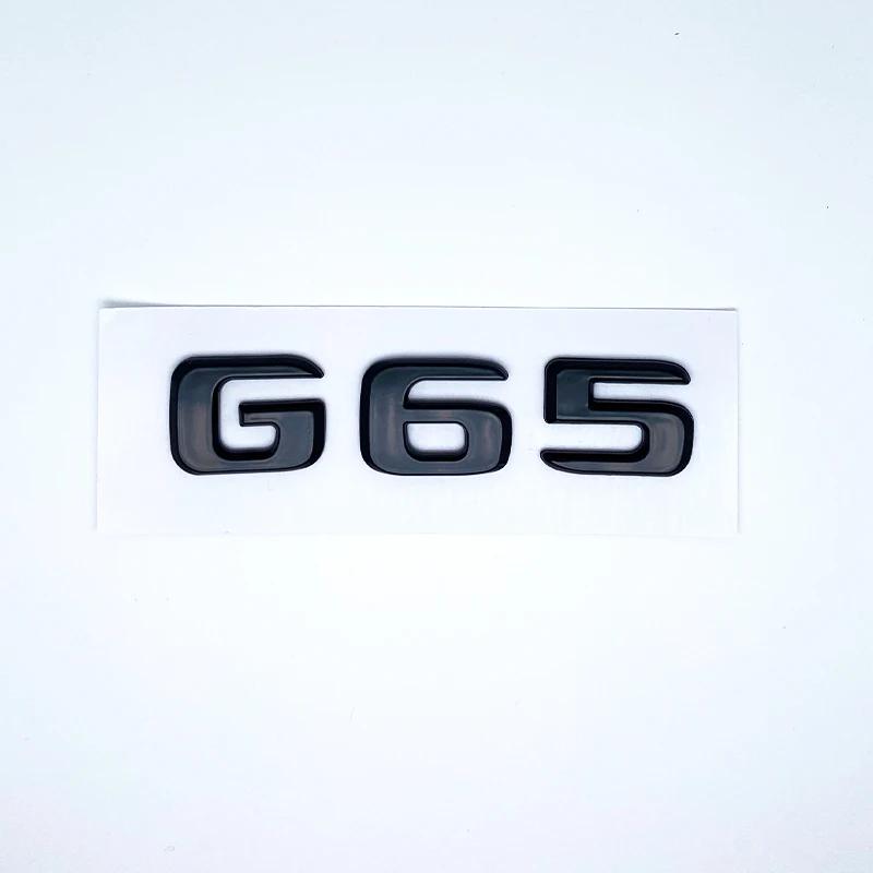 AABGR1 2017 Flat Letters G63 G65 V8 Biturbo V12 Biturbo Emblem for Mercedes Benz W463 Car Side Fender Trunk Nameplate Logo Sticker
