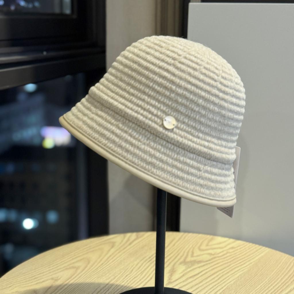 New Japanese Style Korean Style Knitted Corduroy Hemmed Simple Fisherman Hat Autumn and Winter Warm Bucket Hat for Women