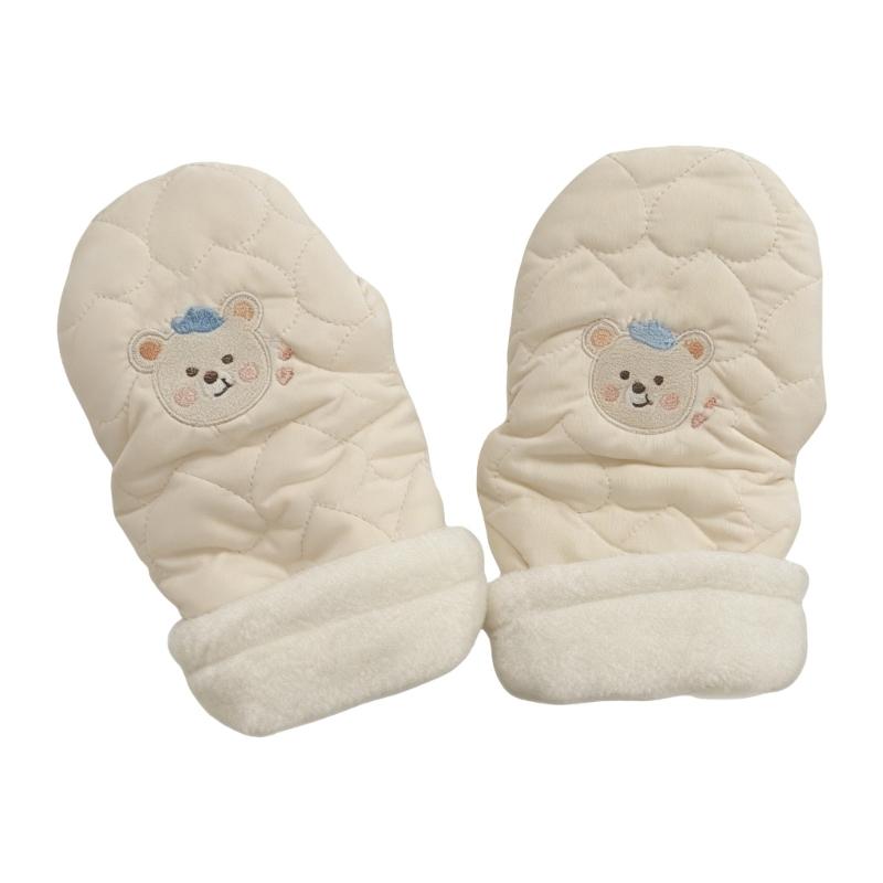 

Quick Attachment Baby Strollers Gloves Wind Resistant Design For Cold Weather Soft And Comfortable Universal бежевий