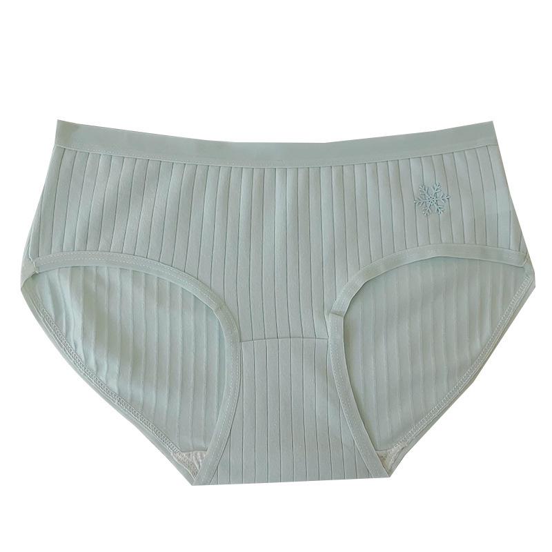 Women's Seamless Japanese Style Mid-Waist Cotton Tummy Control Thong