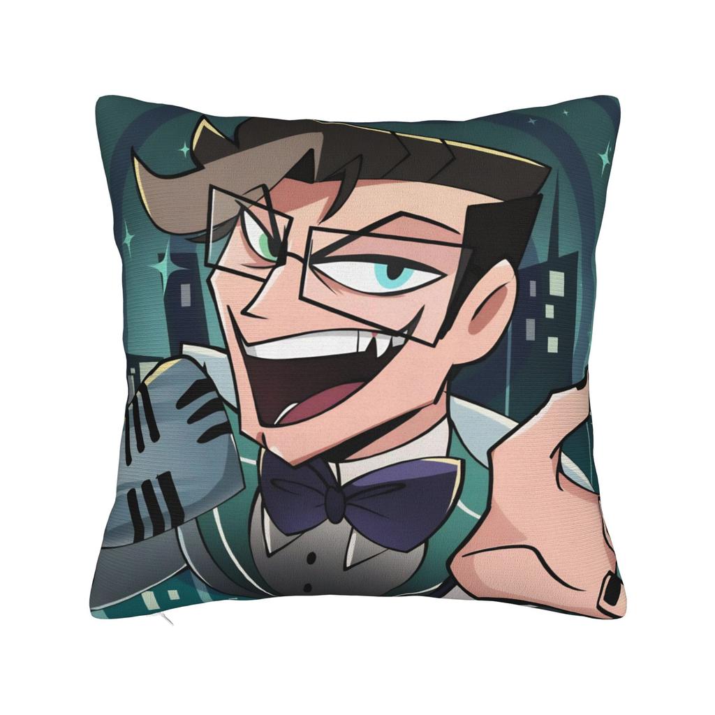 Decorative Pillowcase R-Radiostatic Vox Alastor  Merch Living Room  Pillow Case Cover Zipper Multiple Sizes
