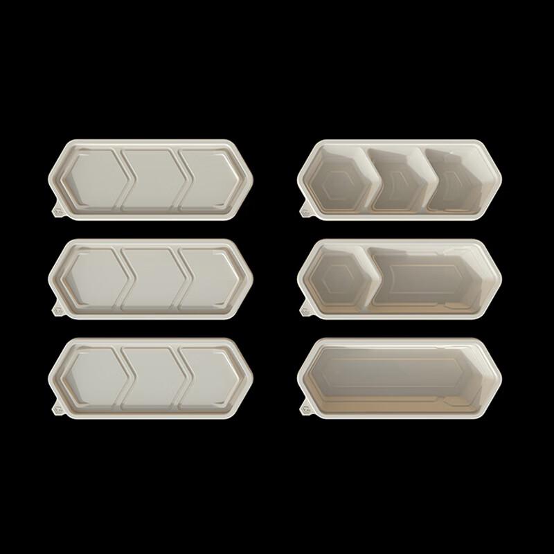 Eco-Friendly Corn Starch Divided Lunch Box