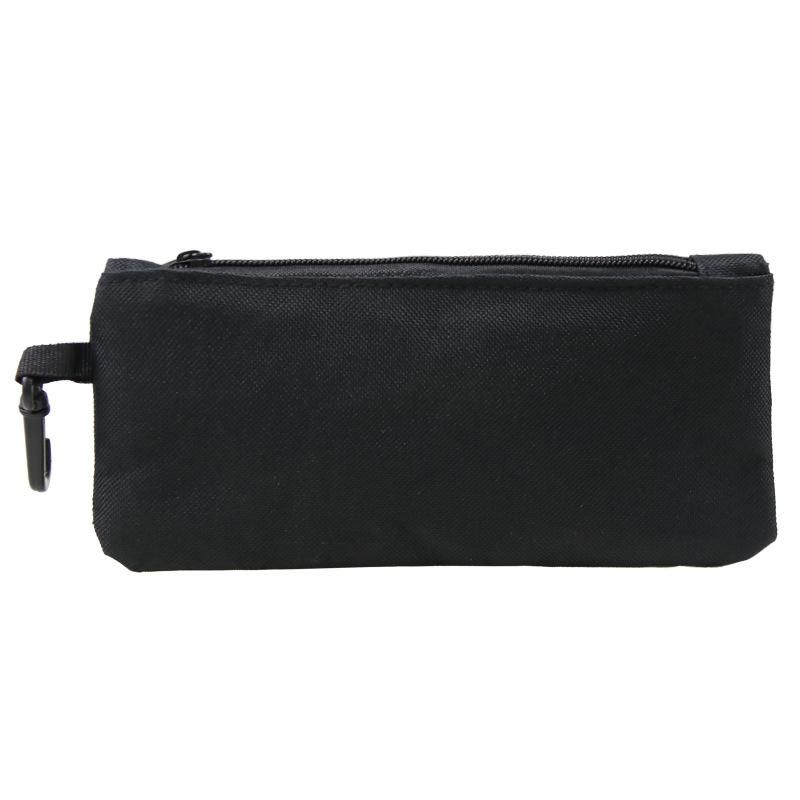 Solid Color Pencil Bag Canvas Single-layer Student Stationery Box Pencil Bag To Customize