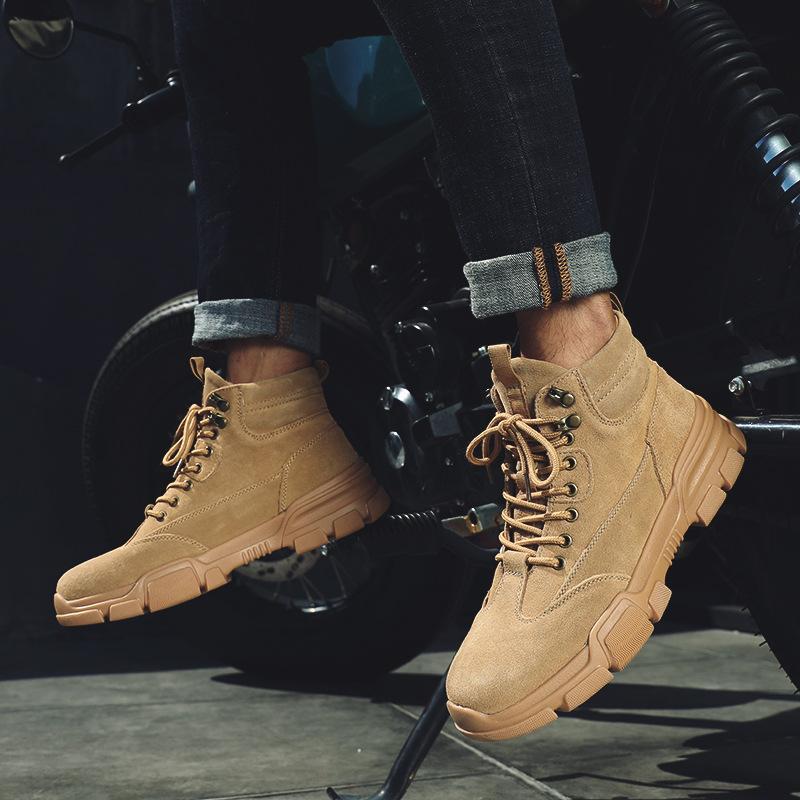 winter men shoes high-top Men's Casual Shoes outdoor shoes for men black Canvas shoes men fashion Cotton shoes snow boots