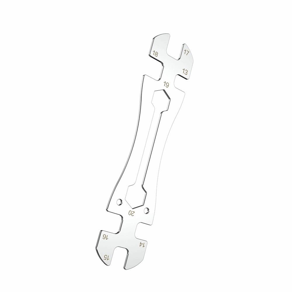 Multi-Functional Hub Cone Wrench Chrome Vanadium Steel Open-End Wrench  Home Repair
