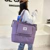 Rhombus dry and wet separation sports shoulder bag large capacity travel bag foldable expansion yoga fitness bag