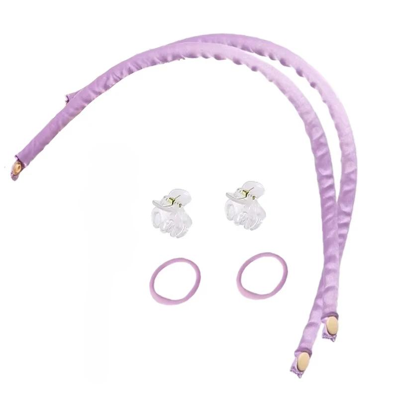 Heatless Curling Rod Headband Soft Hair Curlers No Heat Hair Rollers Lazy Curls Sleeping Overnight Flexi Rods Hair Styling Tools