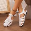 Women's Fashion Sandals Summer Women Roman Shoes Casual Comfort Soft Beach Shoes Flat Sandal