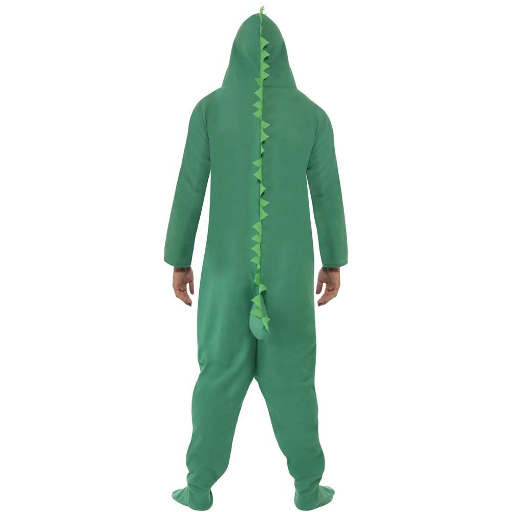 Smiffys Mens Crocodile Hooded Jumpsuit