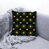 Shiny Diamond Pattern Print Cushion Cover Premium Comfort Reversible Pillow Cove Two in One Design for Any Room  Car Interior