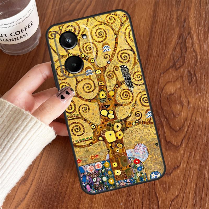 

Поцелуй Густава Климта Для Realme 15 14 11 12 13 Pro Plus C35 C71 C75 C65 C55 C63 C61 C53 C51 C67 GT6 GT7 Pro Чехол Realme 12 Pro