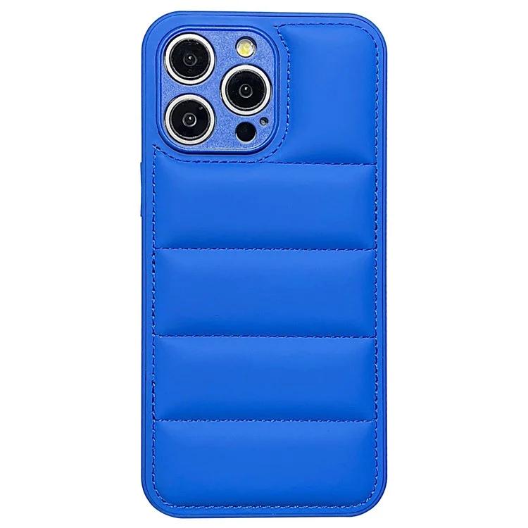 

Для iPhone 15 Pro Max чехол Precise Lens Cutout Down Jacket Защита от падений телефона