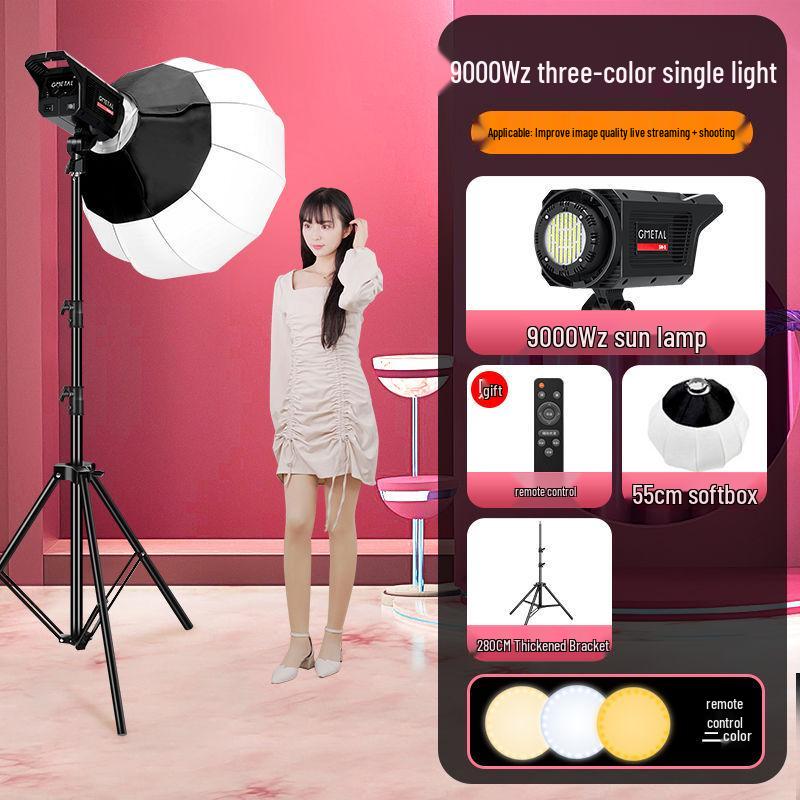 Ultra-Bright Spherical Fill Light for Live Streaming and Photography